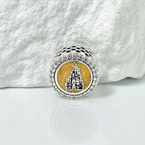 Pandora DisneyPark Castle Bead Charm S925 Silver Charm